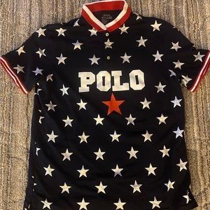 Dope Ralph Lauren Stars Polo! Classic Fit Condition like new!